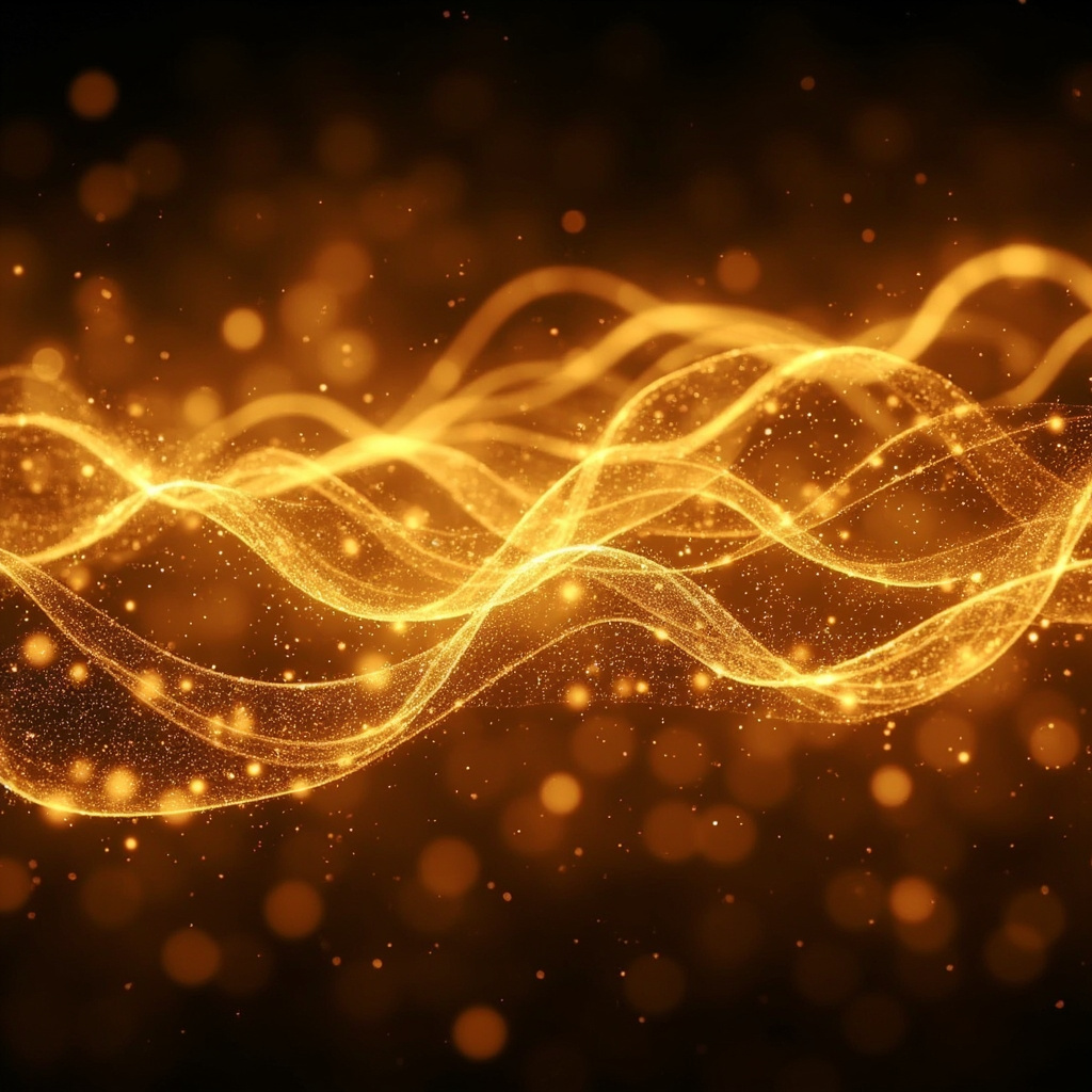A serene, abstract visualization of glowing, interconnected neural pathways blending into soft, golden light, representing the harmony between the nervous system and the psyche.