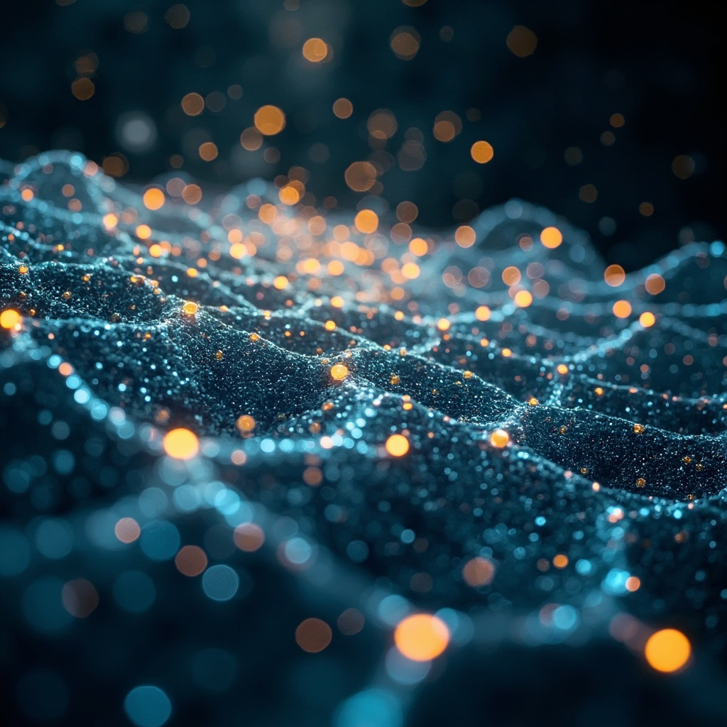 A high-quality, abstract digital art piece showing glowing, interconnected cellular membranes forming a protective, harmonious light field, symbolizing strength and boundary integrity.