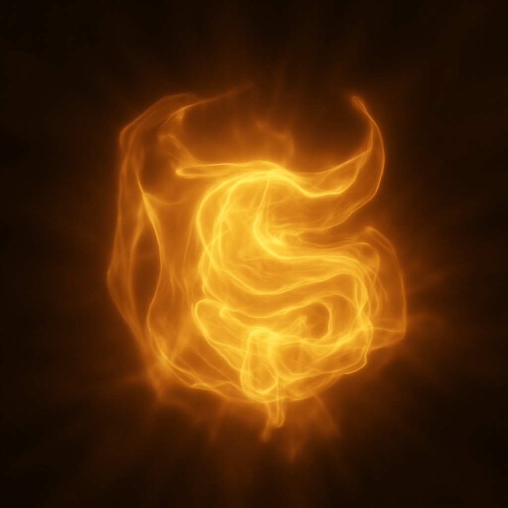 A serene, abstract representation of a calm, glowing abdomen with soft light patterns radiating outward, symbolizing energy flow and internal harmony.